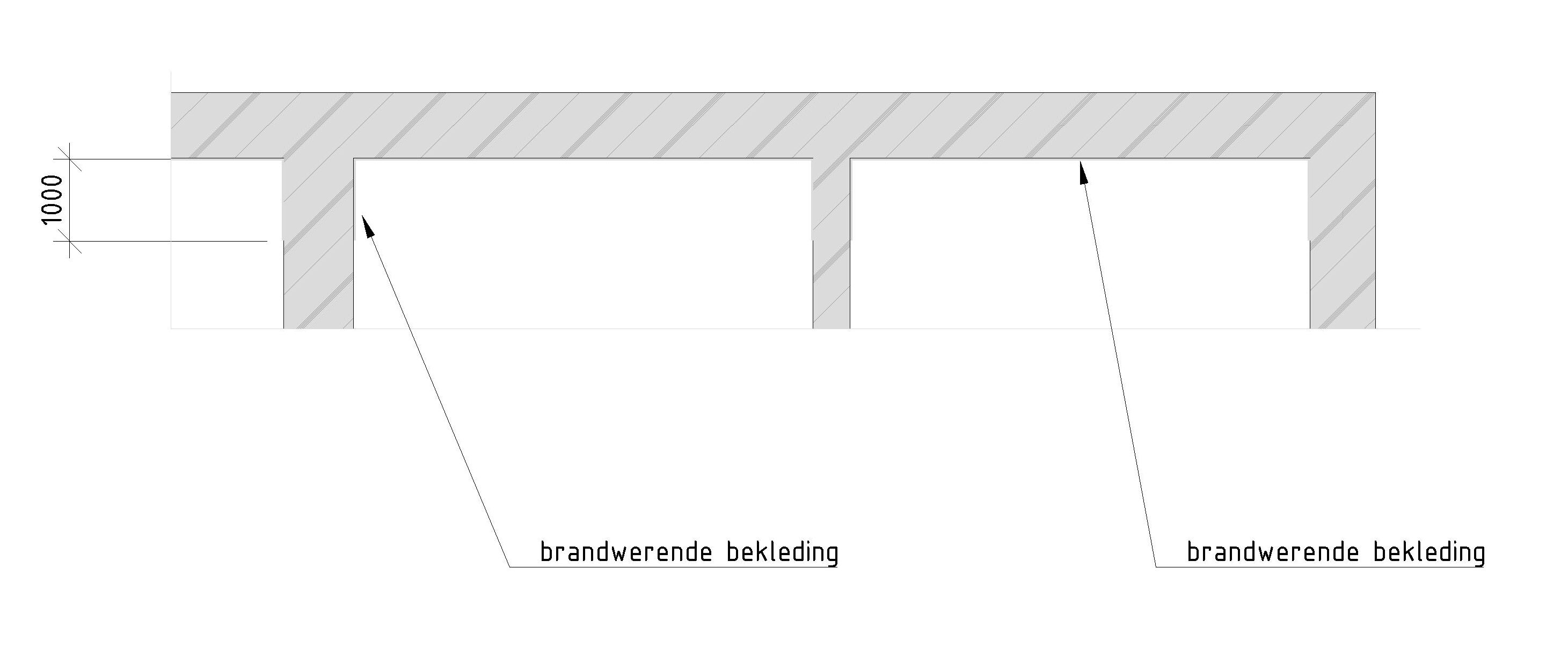 498.4 – Principe doorsnede tunnel met brandwerende bekleding